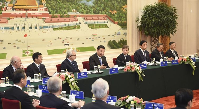 习近平出席2015年“读懂中国”国际会议