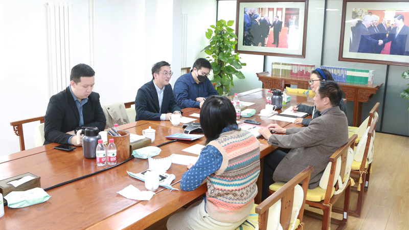 Feng Wei met with Qi Wei, Deputy Director of the China Center for Contemporary World Studies, IDCCP